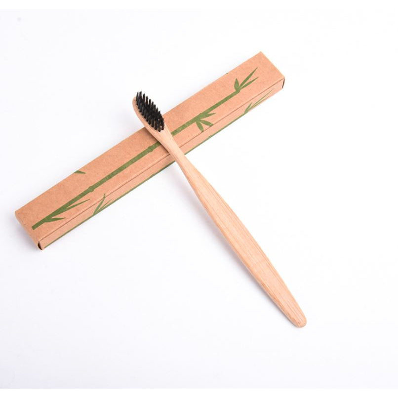 Sikat Gigi Bamboo Toothbrush With Box Ramah Lingkungan
