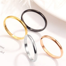 Lihat gambar sebagai galeri, Cincin Couple Titanium Steel Rings Korean Style
