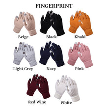 Lihat gambar sebagai galeri, Sarung Tangan Rajut Fingerprint Untuk Smartph Winter Gloves

