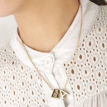 Lihat gambar sebagai galeri, Kalung Huruf Alfabet Necklace Clavicle Chain Aksesoris Wanita
