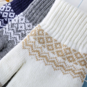 Sarung Tangan Gunung Bahan Wool Plush Velvet Winter Gloves