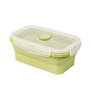Kotak Makan Lipat Satuan Expandable Bahan Silicone Lunch Box