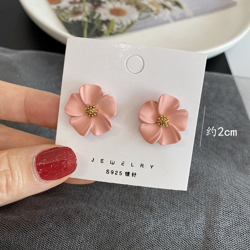 Anting Bunga Sakura Blossom Earrings Warna Warni Gaya Korea