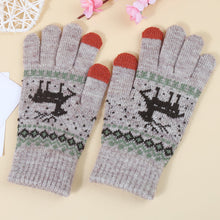 Lihat gambar sebagai galeri, Sarung Tangan Motif Rusa Bahan Wool Deer Winter Gloves
