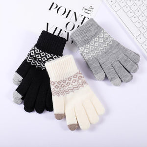 Sarung Tangan Gunung Bahan Wool Plush Velvet Winter Gloves