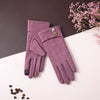 Sarung Tangan Wanita Touchscreen Flower Winter Gloves