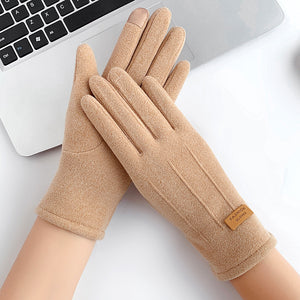 Sarung Tangan Touchscreen Velvet Wanita & Pria Winter Gloves