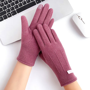 Sarung Tangan Touchscreen Velvet Wanita & Pria Winter Gloves