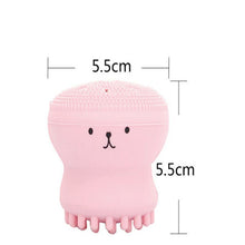 Lihat gambar sebagai galeri, Octopus Brush Alat Cuci Muka Silikon Sikat Multi fungsi Double Sides Facial Cleansing
