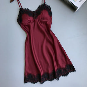 Lingerie Dress Sexy Bahan Lace Baju Tidur Dewasa
