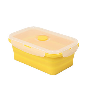 Kotak Makan Lipat Satuan Expandable Bahan Silicone Lunch Box