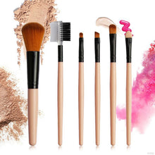 Lihat gambar sebagai galeri, Brush Makeup isi 6Pcs Beauty Tools
