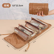 Lihat gambar sebagai galeri, Pouch Kosmetik 4IN1 Detachable Travel Bag Organizer Multifunction Import
