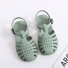 Lihat gambar sebagai galeri, Sandal Jelly Anak Ukuran 29-35 Warna Matte Hollow Shoes Import
