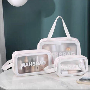 Wash Bag Tas Kosmetik Portable Peralatan Mandi Pouch Organizer S/M/L