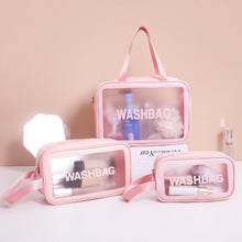 Lihat gambar sebagai galeri, Wash Bag Tas Kosmetik Portable Peralatan Mandi Pouch Organizer S/M/L
