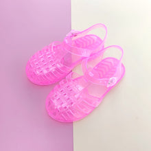 Lihat gambar sebagai galeri, [ PART.2 ] Sandal Jelly Glitter Hollow Shoes Ukuran ANAK Import
